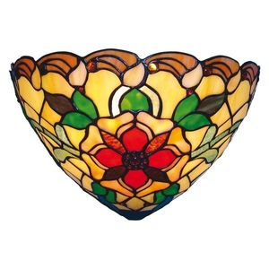 Nástěnná lampa Tiffany Rosemonde - 30*15*20 cm 1x E14 / Max 40W 5LL-8841 obraz