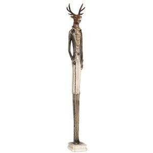 Dekorace postava jelen - 12*12*92 cm 4PR0045 obraz