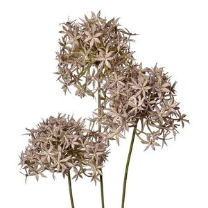 Dekorace umělá květina s fialkovými květy - 62 cm 6PL0326G obraz