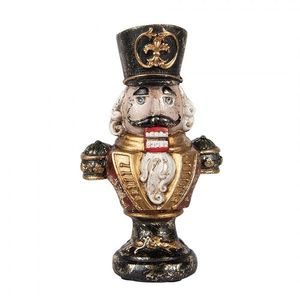 Vánoční dekorace busta Louskáček - 9*6*15 cm 6PR5591 obraz