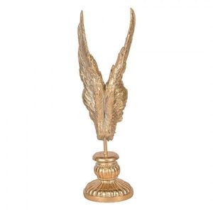 Zlatá antik andělská křídla na podstavci Angel Wings - 10*10*33 cm 6PR5685 obraz
