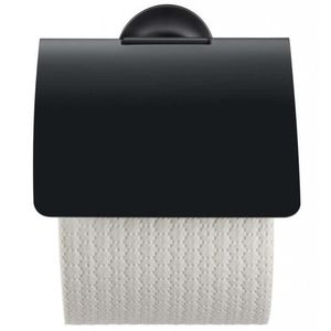 DURAVIT Starck T Držák toaletního papíru s krytem, matná černá 0099404600 obraz