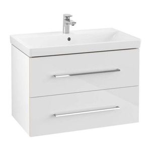 VILLEROY & BOCH Avento Umyvadlová skříňka, 78x51x45 cm, 2 zásuvky, Crystal White A89100B4 obraz