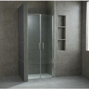 OLSEN SPA Sprchové dveře VITORIA NEW Barva rámu Hliník leštěný, Rozměr A 70 , Směr zavírání Univerzální Levé / Pravé, Výplň Čiré bezpečnostní sklo 6 mm OLBENW102670CC obraz