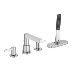 HANSGROHE Finoris Baterie na okraj vany, 4-otvorová instalace, sBox, chrom 76444000 obraz
