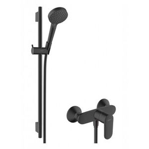 HANSGROHE Vernis Blend Sprchový set s baterií, 2 proudy, EcoSmart, matná černá 26958670 obraz