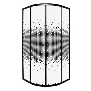 KERRA Sprchový kout Černý Pixel 80 (bez vaničky) 5907548117359 obraz
