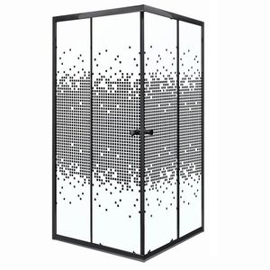 KERRA Sprchový kout Černý Pixel SQ 80 (bez vaničky) 5907548118301 obraz