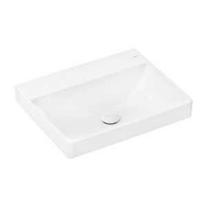 HANSGROHE Xelu Q Umyvadlo 60x48 cm, bez přepadu, bez otvoru pro baterii, SmartClean, bílá 61019450 obraz