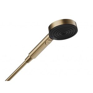 HANSGROHE Pulsify Select Sprchová hlavice Relaxation 105, 3 proudy, EcoSmart, kartáčovaný bronz 24111140 obraz