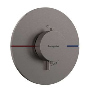 HANSGROHE ShowerSelect Comfort Termostatická baterie pod omítku, kartáčovaný černý chrom 15559340 obraz