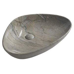 SAPHO DALMA keramické umyvadlo na desku, 58, 5x39 cm, grigio 213 obraz