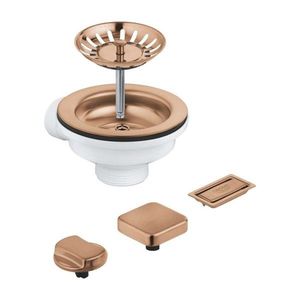 GROHE Odtokové soupravy Odtoková souprava pro dřez, kartáčovaný Warm Sunset 40996DL0 obraz