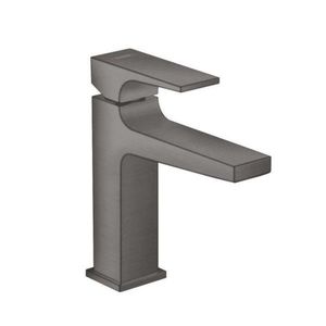 HANSGROHE Metropol Umyvadlová baterie s výpustí Push-Open, kartáčovaný černý chrom 32507340 obraz