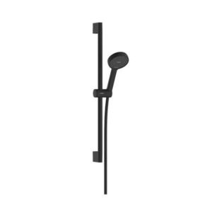 HANSGROHE Activera Select S Set sprchové hlavice, tyče a hadice, 2 proudy, EcoSmart, matná černá 28044670 obraz