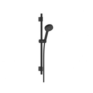 HANSGROHE Activera Select S Set sprchové hlavice, tyče a hadice, 2 proudy, EcoSmart, matná černá 28048670 obraz
