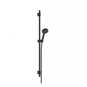 HANSGROHE Activera Select S Set sprchové hlavice, tyče a hadice, 2 proudy, EcoSmart, matná černá 28050670 obraz