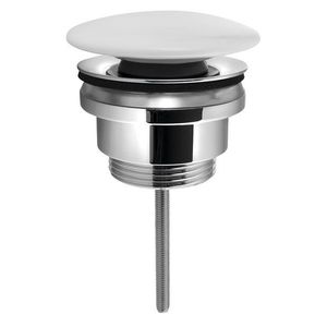 SAPHO Umyvadlová výpust 5/4“, click-clack, keramická zátka, 5-65, bílá CV1110C obraz