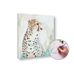 Malování podle čísel - Gepard na lovu obraz