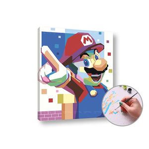 Malování podle čísel SUPER MARIO | low difficulty obraz