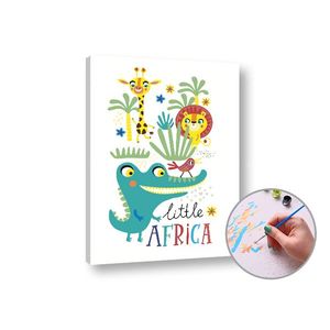 Malování podle čísel MALÁ AFRIKA | low difficulty obraz