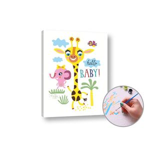Malování podle čísel HELLO BABY | low difficulty obraz