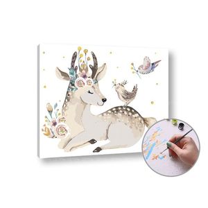 Malba podle čísel SRNČEK BAMBI | low difficulty obraz