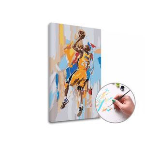 Malování podle čísel KOBE BRYANT 24 | low difficulty obraz