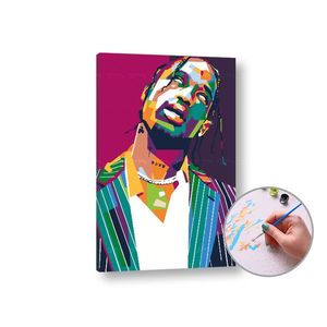 Malování podle čísel TRAVIS SCOTT | low difficulty obraz
