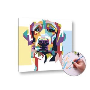 Malování podle čísel DOG LOVELY | low difficulty obraz