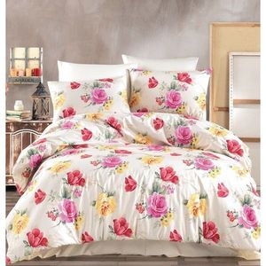 BedTex Bavlněné povlečení Tulip smetanová, 220 x 200 cm, 2 ks 70 x 90 cm obraz