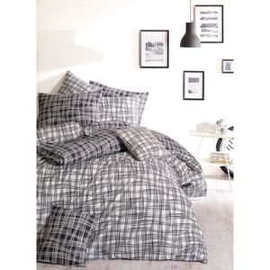 BedTex Bavlněné povlečení Straw černá, 220 x 200 cm, 2 ks 70 x 90 cm obraz