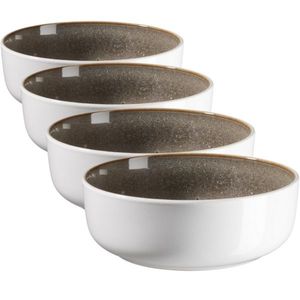 Mäser Sada hlubokých talířů Lunaria Brown 18 cm, 4 ks obraz