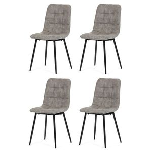 Sada jídelních židlí Vintage CT-281 GREY3, 4 ks obraz