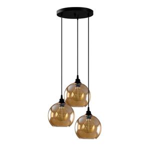 Závěsný lustr Gold - 021, zlatá-černá obraz