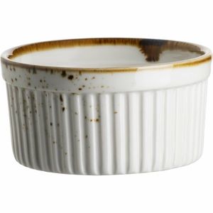 Mäser Zapékací miska Pintar White hnědé tečky 9 cm obraz