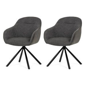 Sada jídelních židlí s vratným mechanismem DCH-Y1143 GREY2, 2 ks obraz