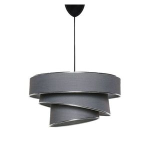 Závěsný lustr Couper - Anthracite, stříbrná obraz