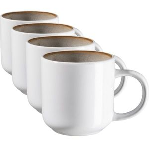 Mäser Sada hrnků na kávu Lunaria Brown 360 ml, 4 ks obraz