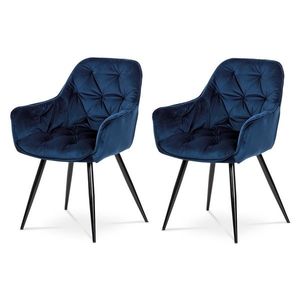 Sada jídelních židlí DCH-421 BLUE4, 2 ks obraz