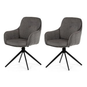 Sada jídelních židlí s vratným mechanismem DCH-P3174 GREY2, 2 ks obraz