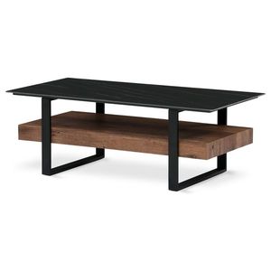 Konferenční stolek 120 x 60 cm, keramika a mramor obraz
