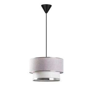 Závěsný lustr Cake - Light Grey, Silver obraz