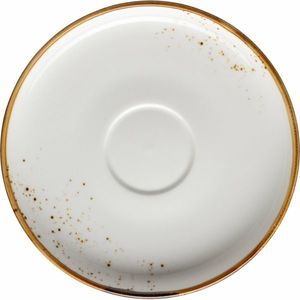 Mäser Podšálek na kávu Pintar White hnědé tečky 14 cm, L obraz