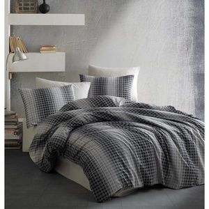 BedTex Bavlněné povlečení Oberon šedá, 220 x 200 cm, 2 ks 70 x 90 cm obraz