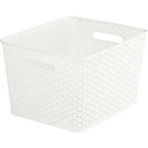 Úložný box RATTAN 'Y' STYLE - L krémový, Curver obraz