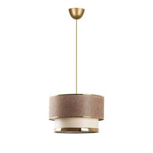Závěsný lustr Cake - Beige, Gold obraz