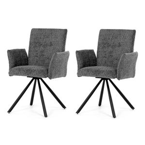 Sada jídelních židlí s vratným mechanismem DCH-W1117 GREY2, 2 ks obraz