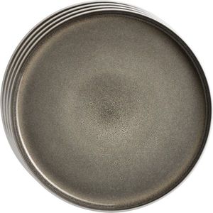 Mäser Sada mělkých talířů Lunaria Brown 26 cm, 4 ks obraz