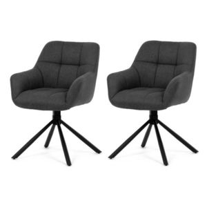 Sada jídelních židlí s vratným mechanismem HC-532 GREY2, 2 ks obraz